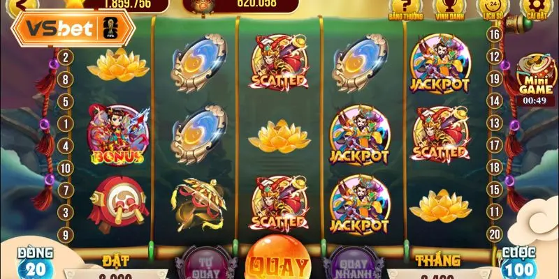 Tỷ lệ thanh toán chi tiết các biểu tượng game cược